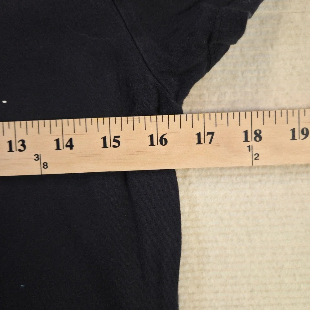 Just Do It Nike Girl's XL Black Top with Pink Writing